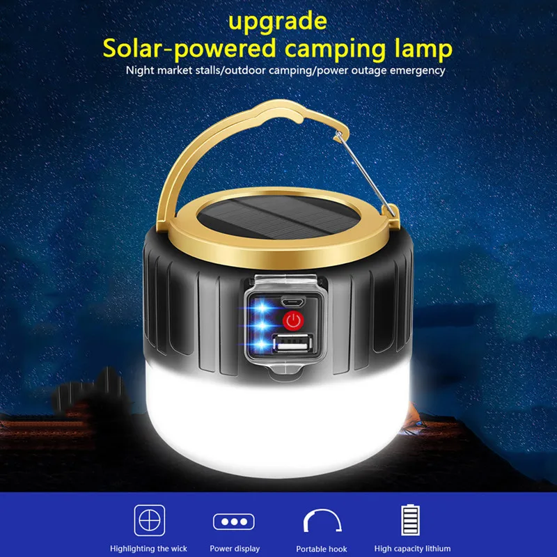 Солнечный светодиодный фонарь  – обзор и цена Power Bank