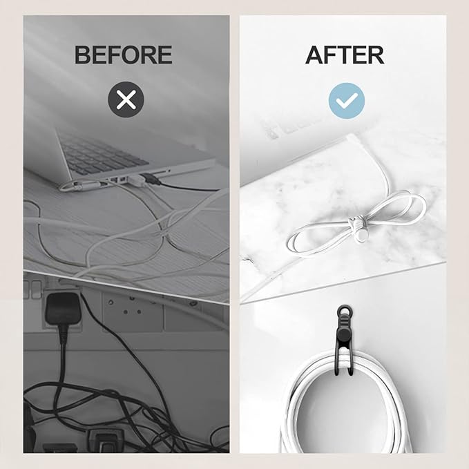 10 шт. силиконовых кабельных с – обзор и цена Cable Organizer